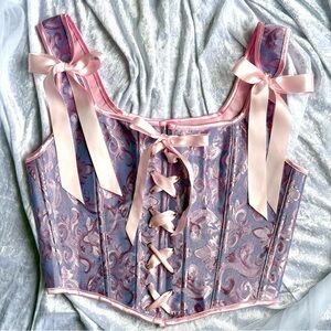 Vintage corset top for women